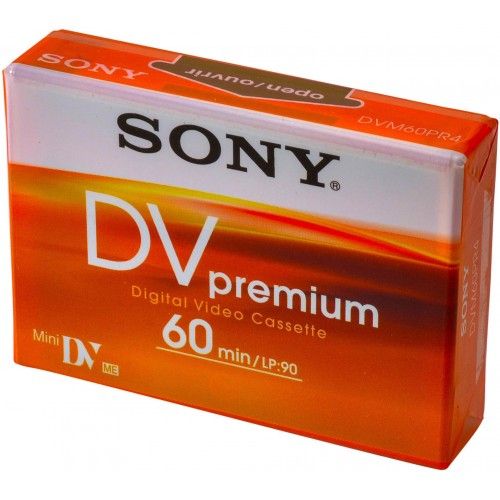 Sony Mini DV Cassette Vidéo Numérique Premium // Digital Video 60 min LP:90
 Fiche Technique et Prix au Maroc