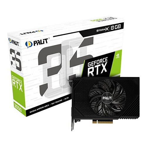 Palit GeForce RTX 3050 StormX NVIDIA 8 Go GDDR6
 Fiche Technique et Prix au Maroc