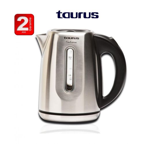 Taurus Bouilloire en inox Selene  2200 W, 1,7L acier inoxydable -  2 ans de garantie
 Fiche Technique et Prix au Maroc