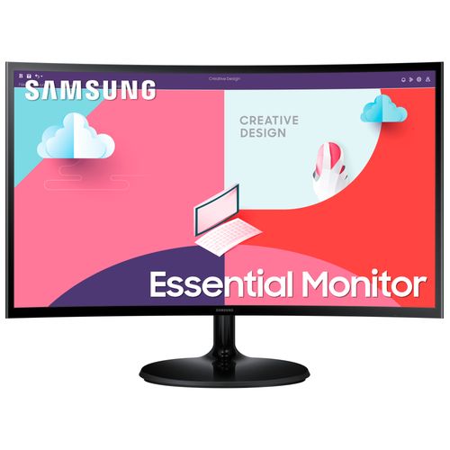 Samsung 27" Essential - LS27C360EAMXZN - Curved Monitor S3 
 Fiche Technique et Prix au Maroc