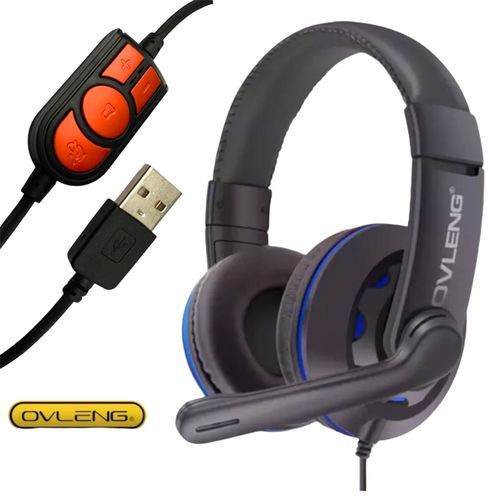 Ovleng Casque Stéréo USB - écouteur avec micro pour Console de jeu, Casque Hifi pour ordinateur
 Fiche Technique et Prix au Maroc