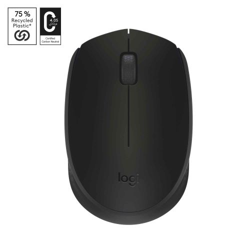 Logitech M171 Souris Sans Fil pour PC, Mac, Ordinateur portable, 2,4 GHz avec Mini-récepteur USB, Suivi Optique, Autonomie de Piles de 12 mois, Ambidextre- Noir
 Fiche Technique et Prix au Maroc