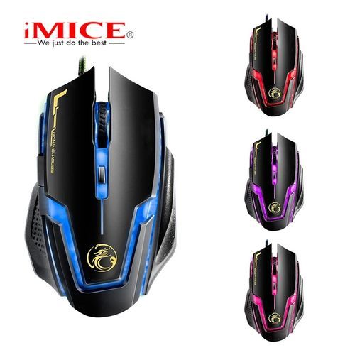 Imice A9 Souris Filaire Gaming USB De Jeu Ordinateur De Bureau Et Portable RGB LIGHT
 Fiche Technique et Prix au Maroc