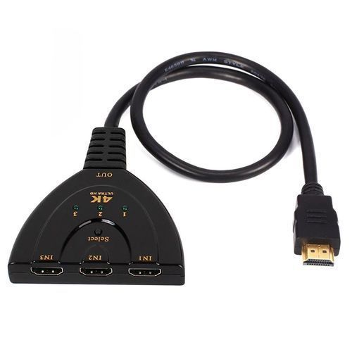 Hdmi Câble Splitter 3 en 1 entré HDMI 3 sortie  4K HDTV Switch Adapter, Séparateur HDMI Splitter
 Fiche Technique et Prix au Maroc