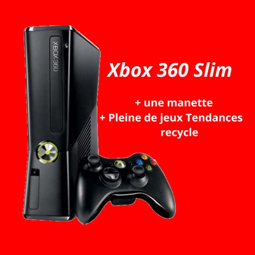 Microsoft consoles Xbox 360 Slim 250Go Noir + une manette  Pleine de jeux Tendances
 Fiche Technique et Prix au Maroc