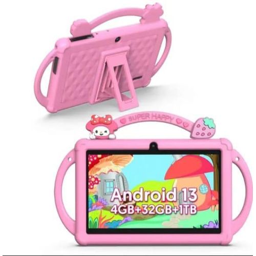Tablette PC Enfant 7 Pouces 32 Go de mémoire interne et 4 Go Wifi. Tablette antichoc pour enfants
 Fiche Technique et Prix au Maroc