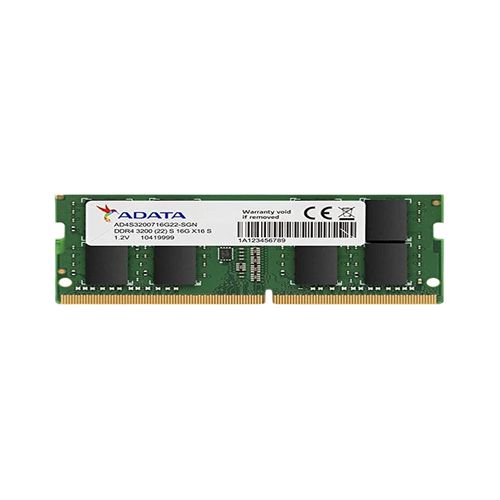ADATA Barrette mémoire SO-DIMM 16GB DDR4 3200 Mhz - PC Portable (AD4S320016G22-SGN)
 Fiche Technique et Prix au Maroc