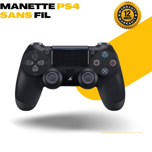 Sony MANETTE PS4 PLAYSTATION 4 SANS FIL Original Sans Emballage- Black
 Fiche Technique et Prix au Maroc