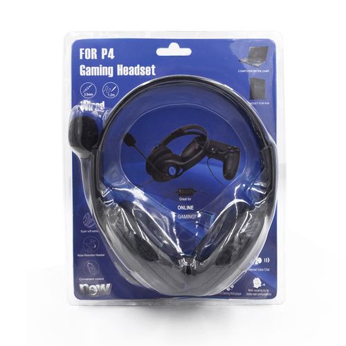 For PS4 Casque de jeu avec microphone et lumière LED 3,5 mm Pour PS4 PC et XBOX
 Fiche Technique et Prix au Maroc