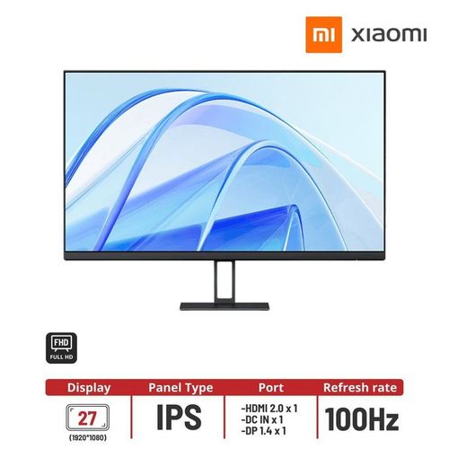XIAOMI Monitor A27i - Ecran 27" 1080p 100Hz
 Fiche Technique et Prix au Maroc