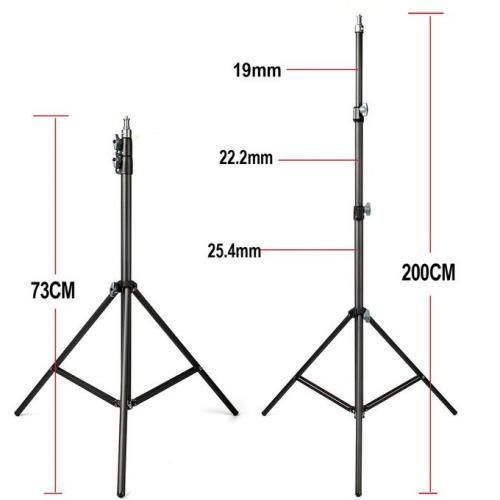 Tripod Support 2M Pour Telephone Selfie Camera Ring Light Appareil photo
 Fiche Technique et Prix au Maroc
