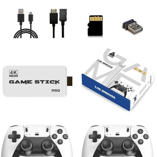Console Rétro HDMI 4K avec 20000+ Jeux Intégrés et 2 Manettes Sans Fil
 Fiche Technique et Prix au Maroc