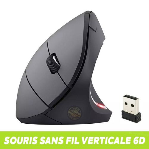 Jedel Souris Sans Fil Verticale W925 – Ergonomique, 6D, 2.4GHz – DPI Réglable jusqu’à 1600 – Compatible Windows & Mac
 Fiche Technique et Prix au Maroc