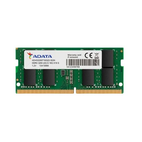 ADATA Barrette mémoire SO-DIMM 32GB DDR4-3200 MHz - PC Portable (AD4S320032G)
 Fiche Technique et Prix au Maroc