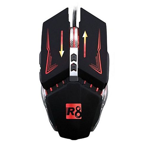 R8 Souris Gamer R8-G1 , 3200 DPI , 6 button , LED optique , 7 couleur , Multi boutons
 Fiche Technique et Prix au Maroc