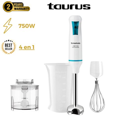 Taurus Robot Mixeur Plongeant ROBOT 750 EASY Plus Inox Système de rotation turbo-2ans de garantie
 Fiche Technique et Prix au Maroc