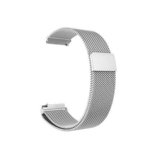 Bracelet à boucle magnétique 22mm en acier inoxydable Argent - Universelle
 Fiche Technique et Prix au Maroc