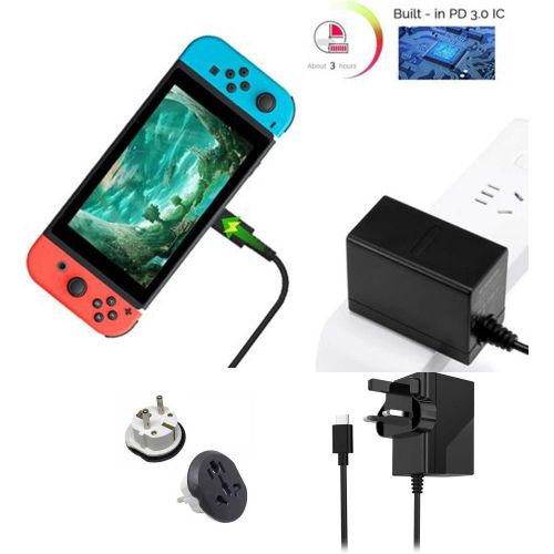 Nintendo Adaptateur Chargeur Nintendo Switch / Nintendo Switch Pro / Lite / 2 - Type C
 Fiche Technique et Prix au Maroc