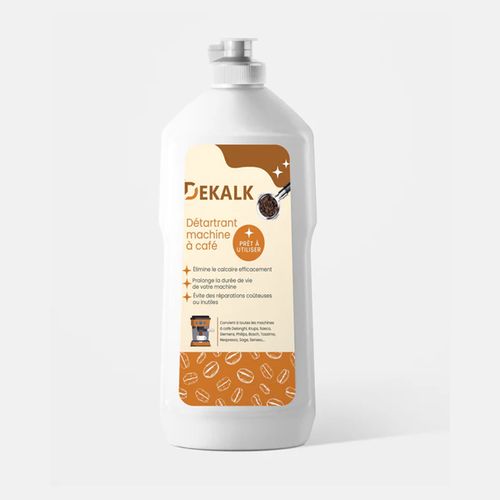 Détartrant Machines à café DEKALK 125ML
 Fiche Technique et Prix au Maroc