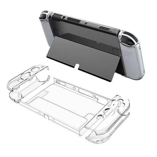 Coque transparente pour Nintendo switch Oled en crystal protection de tout les cotés
 Fiche Technique et Prix au Maroc