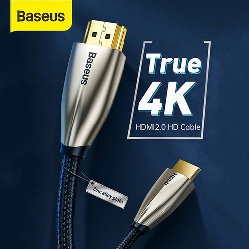 Baseus Câble HDMI Male Vers HDMI Male, 4K 60 Hz 3D 18Gbps 1m Haute Qualité Supporte 4K
 Fiche Technique et Prix au Maroc
