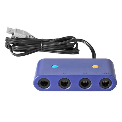 Adaptateur de Manette 4 Ports pour GC Gamecube vers Wii U PC
 Fiche Technique et Prix au Maroc