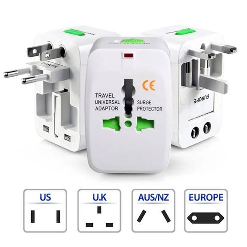 Adaptateur prise de voyage Universal All in One International for USA EU UK AU
 Fiche Technique et Prix au Maroc
