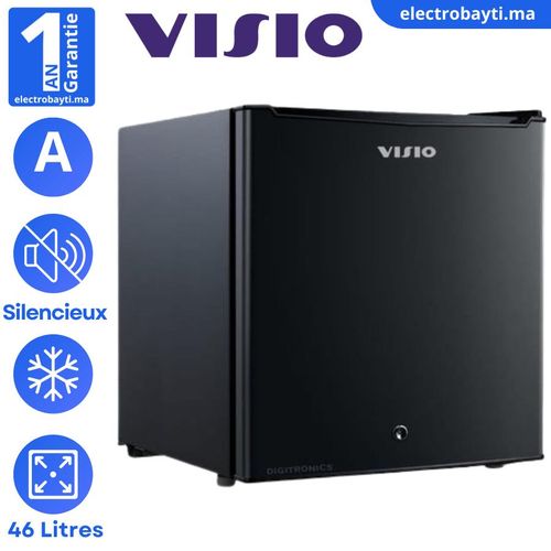 Visio Mini réfrigérateur - Mini Bar - Réfrigérateur vitrine 46 L
 Fiche Technique et Prix au Maroc