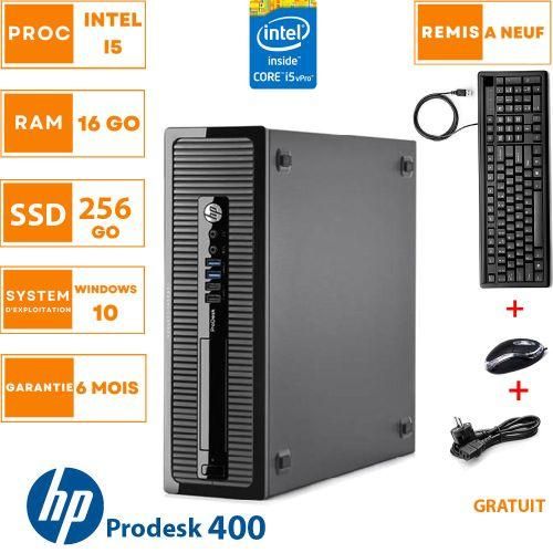 Hp PC BUREAU ProDesk 600-i5  8Go- 500 HDD - souris+clavier GRATUIT-GARANTIE DE SIX MOIS -REMIS A NEUF
 Fiche Technique et Prix au Maroc