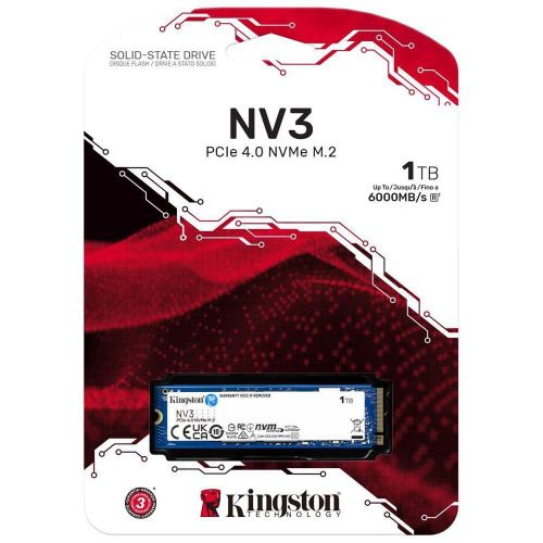Kingston SSD NV3 1TB M.2 NVMe
 Fiche Technique et Prix au Maroc