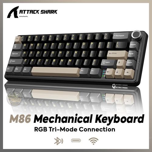 ATTACK SHARK Clavier Mécanique Gaming X66 – Compact 60% – Connectivité Tri-Mode (Bluetooth / 2.4G / USB-C) – RGB – Switch Strawberry
 Fiche Technique et Prix au Maroc