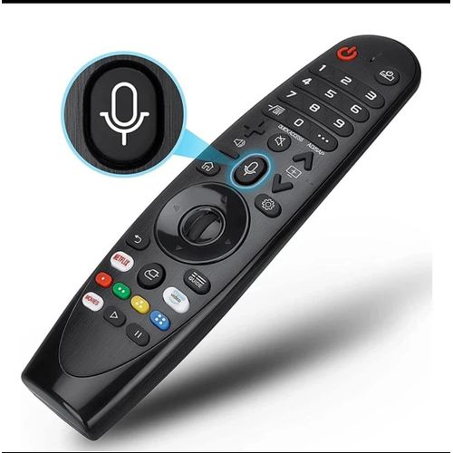 Télécommande intelligente pour téléviseur  avec fonction vocale et pointeur - Remplacement magique pour contrôle intelligent
 Fiche Technique et Prix au Maroc