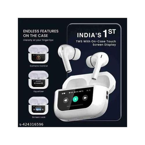 Écouteurs Bluetooth à suppression active du bruit, écran LED -AirPods Pro 2 ANC/ENC Bluetooth Earbuds With Display
 Fiche Technique et Prix au Maroc