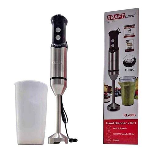Kraft line Mixeur plongeant turbo en inox alimentaire 1000W W professionel
 Fiche Technique et Prix au Maroc