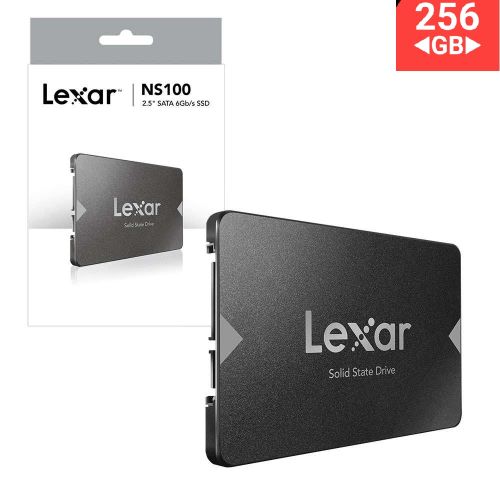 Lexar Disque SSD interne 256GB NS100 SSD 2,5" SATA III jusqu'à 520 Mo/s en lecture
 Fiche Technique et Prix au Maroc