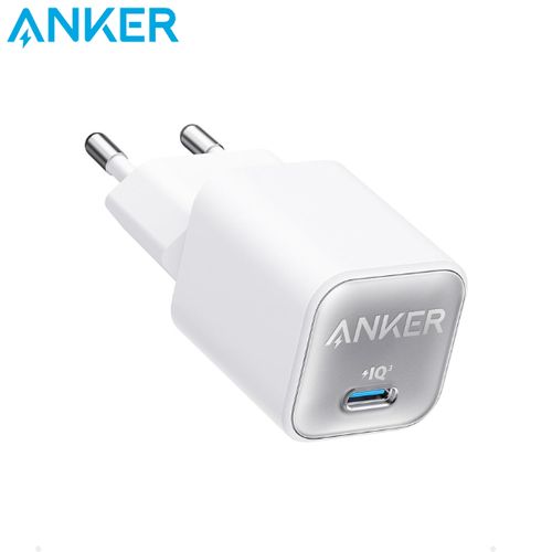 Anker 511 Chargeur Nano 3 USB C, GaN 30W Type-C – GAN – PIQ 3.0 PPS - Adaptateur Compatible avec iPhone 16 15 .. Pro Max
 Fiche Technique et Prix au Maroc