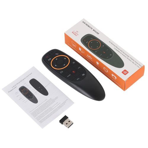 G10 Voice Remote Control 2.4G Wireless Air Mouse Microphone Gyroscope IR Learning for Android tv box PRO H96Max X96 mini(#with Gyroscope)
 Fiche Technique et Prix au Maroc