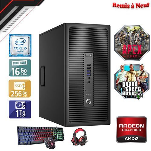 Hp PC GAMER CORE I5-6éme Gén - 16Go DDR4 - 256Go SSD + 1To HDD - RADEON HD757 1Go GDDR5 (Remis à Neuf)
 Fiche Technique et Prix au Maroc