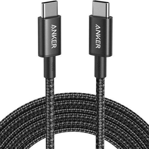 Anker Cable Type-C To Type-C 3.3Ft 60W Fast Charging A8752H11 - Black
 Fiche Technique et Prix au Maroc