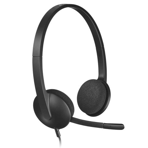 Logitech H340 Casque Filaire, Ecouteurs Stéréo avec Micro Rotatif Anti-Parasites, USB, PC/Mac/Portable/Chromebook - Noir
 Fiche Technique et Prix au Maroc