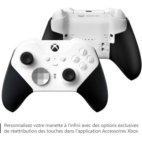 XBOX Manette sans fil Microsoft Elite Series 2 Core Blanc
 Fiche Technique et Prix au Maroc