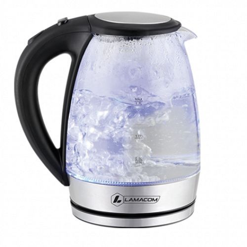 Lamacom Bouilloire électrique en verre 1.7L
 Fiche Technique et Prix au Maroc