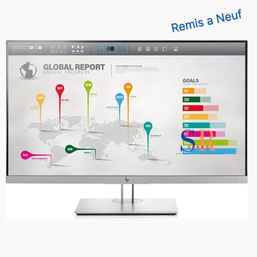 Hp Écran LED EliteDisplay E273q (27") 2560 x 1440 pixels Quad HD Noir  - Remis a Neuf -
 Fiche Technique et Prix au Maroc