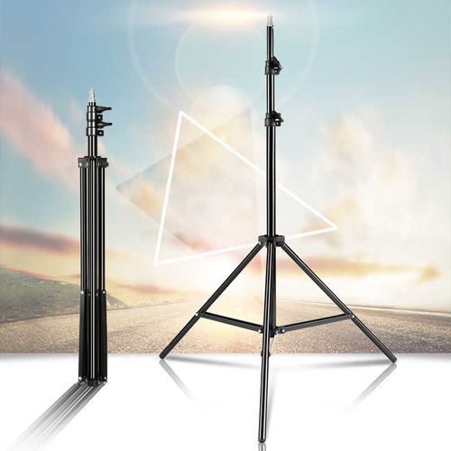 Trépied Tripod Support 2M Pour Telephone Selfie Camera Ring Light Appareil photo
 Fiche Technique et Prix au Maroc