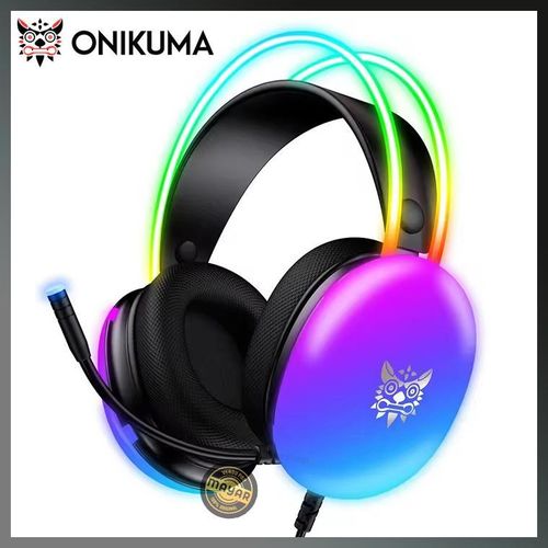 Onikuma X25 Casque Gaming Filaire Over-Ear avec Haut-Parleurs 50mm, Microphone Haute Sensibilité, Double Interface USB + 3.5mm, Éclairage RGB Intégral et Coussinets Confortables en Similicuir à Mémoire de Forme
 Fiche Technique et Prix au Maroc