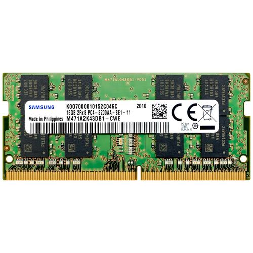 Samsung Mémoire pc portable  16 Go DDR4 3200 MHz
 Fiche Technique et Prix au Maroc