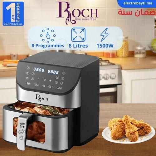 Roch Friteuse sans Huile - Airfryer - 8 Programmes - 8 Litres
 Fiche Technique et Prix au Maroc