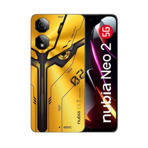 ZTE Nubia Neo 2 5G  6.72" (256GB / 8GB jusqu'à 20Go ) - 5200 mAh/33W - 50MP - Sunfire Yellow
 Fiche Technique et Prix au Maroc
