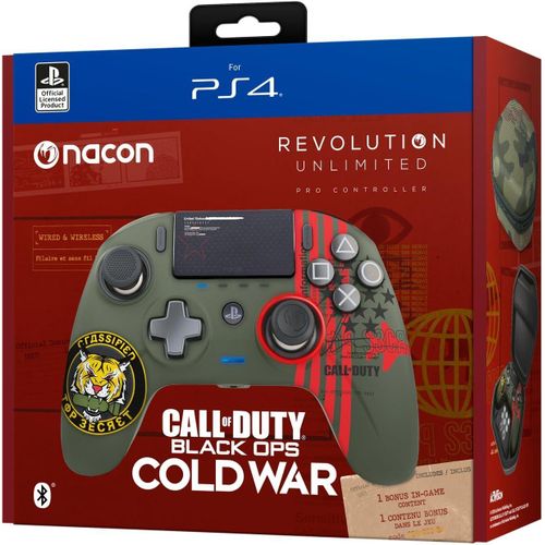 Nacon Revolution Unlimited Pro Controller Call Of Duty Manette sans fil Pour PS4 et PC
 Fiche Technique et Prix au Maroc