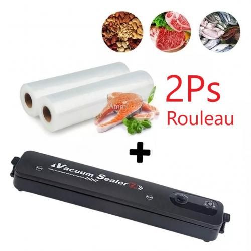 Vacuum Sealer Machine Sous-Vide électrique + 2PS rouleau Sacs sous vide
 Fiche Technique et Prix au Maroc